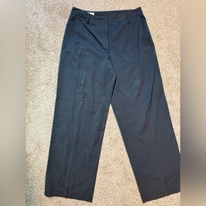 Brooks Brothers Black Wide leg Pants, inside front pocket needs repair, size 4